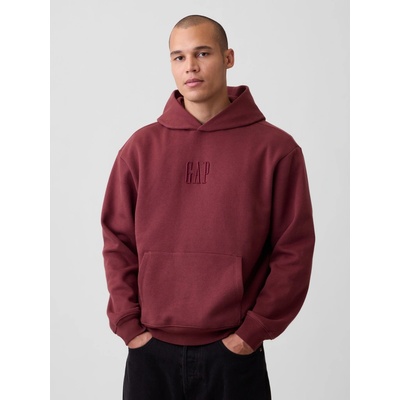 GAP Oversize mikina VintageSoft logom červená