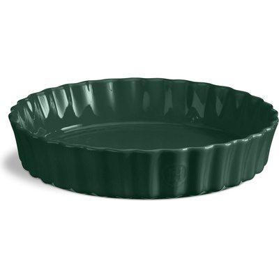Emile Henry Форма за тарт 24 см, керамична, зелена (EH076024)