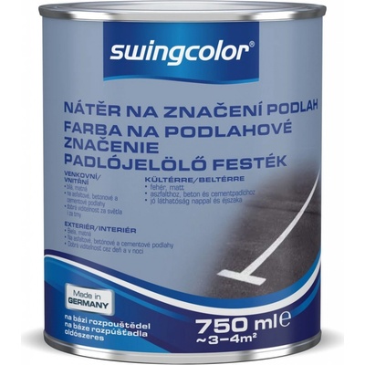 Swingcolor Farba na betón 2v1 0,75 l biela