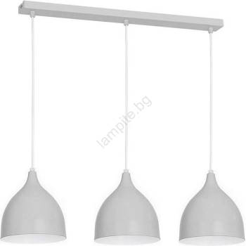 Luminex Пендел NOAK 3xE27/15W/230V бял (LU9429)