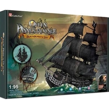 CubicFun 3D puzzle Plachetnice Queen Anne's Revenge 328 ks