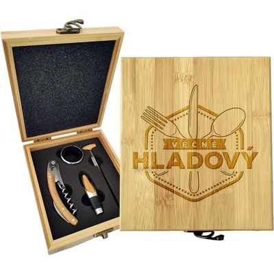 Sablio Dárková sada na víno Věčně hladový: 147×168×49 mm