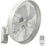 ZEVENTI - Настенен вентилатор freeze 50w/230v Ø 45 см бял + дистанционно управление (zv0018)