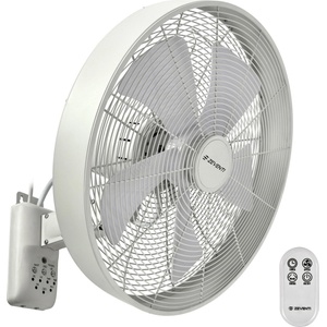 ZEVENTI - Настенен вентилатор freeze 50w/230v Ø 45 см бял + дистанционно управление (zv0018)