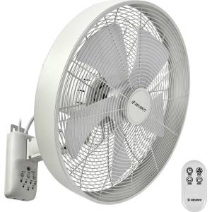 ZEVENTI - Стенен вентилатор freeze 50w/230v Ø 40 см бял + дистанционно управление (zv0018)