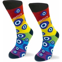 ATP ponožky s "Evil eye" duhové