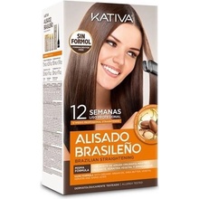 Kativa Brazilian Straightening Kit - Sada s keratinem pro narovnání vlasů 225 ml