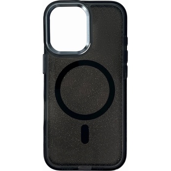 HQWear Glitter Case с MagSafe за iPhone 16e - черен (5907769374661)