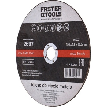 Faster Tools Kotouč řezný 180 x 22 x 1,9 mm 2697