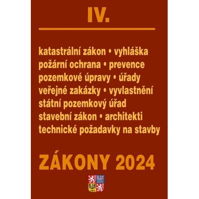Zákony IV / 2024 - Stavebnictví, půda