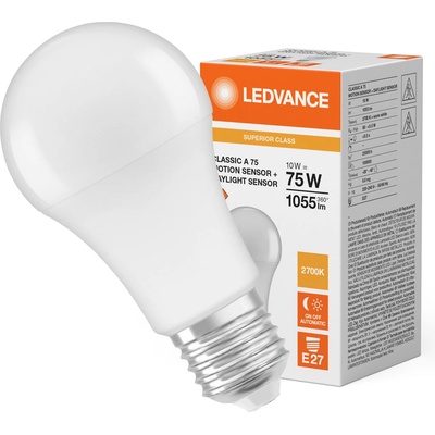 Osram LEDVANCE LED CLASSIC A 75 MS S 10W 827 FR E27