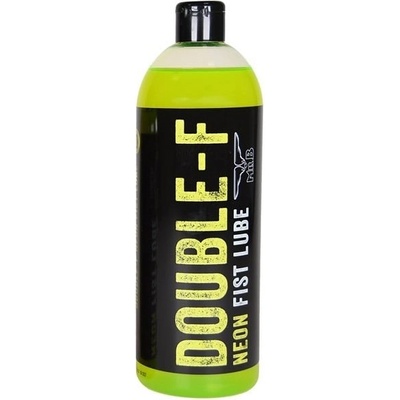 Mister B Double-F Neon Fist Lube lubrikant na vodnej báze svietiaci pod UV svetlom 1 l