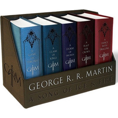 A Game of Thrones Leather-Cloth Boxed Set - George R.R. Martin – Zboží Dáma