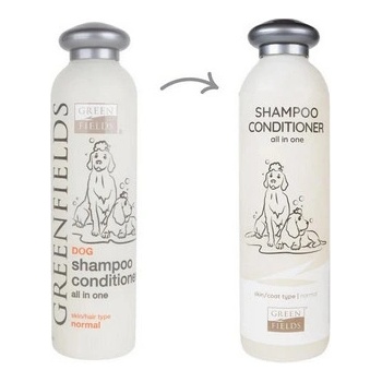 Greenfields Shampoo Dog Šetrný šampon a kondicioner pro psy s delší srstí 250 ml