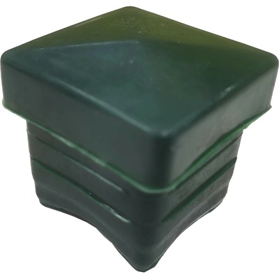 Náhradné kryty stĺpikov, plast, 40 x 40 mm zelené