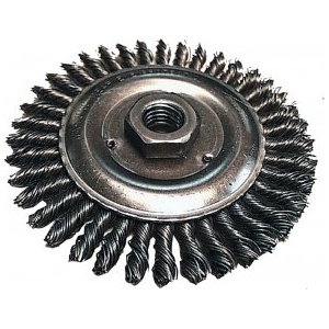Makita Дискова четка makita от стоманена тел, плетена тел 0, 5 мм, 175 мм d-45777 (d-45777)
