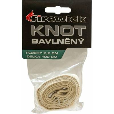 Firewick Knôt bavlnený plochý 2,2 cm x 100 cm