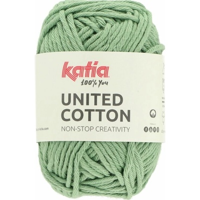 Katia United Cotton Mini ball 19 vintage zelená
