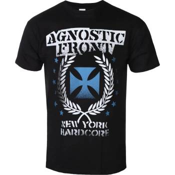 Plastic head тениска метална мъжки Agnostic Front - СИН IRON CROSS - PLASTIC HEAD - PH11518