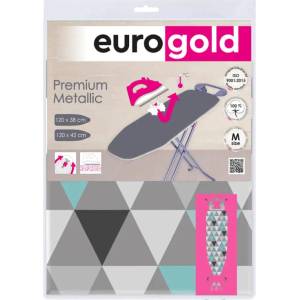 Eurogold КАЛЪФ ЗА ДЪСКА ЗА ГЛАДЕНЕ m 120 x 38 СМ eurogold metallic (7640114039843)