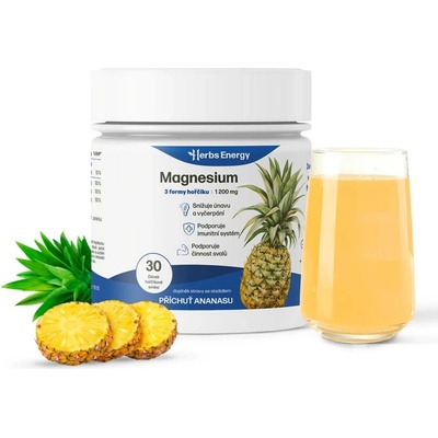 Herbs Energy Magnesium Drink Ananas 4 x 30 dávek