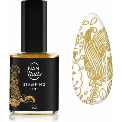 NANI lak na pečiatkovú metódu Gold 10 ml