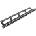 Lanberg Пач панел Lanberg patch panel blank 24 port 1U staggered with organizer for keystone modules, black (PPKS-1224-B)
