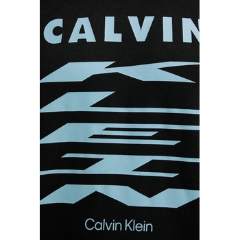 Calvin Klein Памучен суичър Calvin Klein Jeans мъжки в черно с принт LV04RD256G (LV04RD256G)