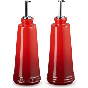Le Creuset Дозатор за олио SIGNATURE 300 ml, комплект от 2 бр. , CERISE, керамика с глазура, Le Creuset (LECR80842300600003)