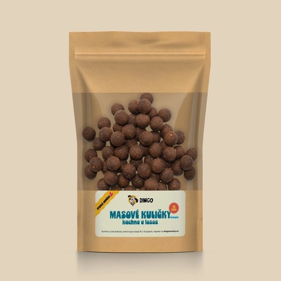 Dingo Mäsové guličkykačacie mäso a losos / 16 mm 150 g