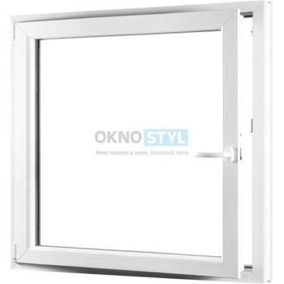 OKNOSTYL.cz jednokřídlé plastové okno otvíravo-sklopné levé REHAU 11000 x 12000 mm Bílá