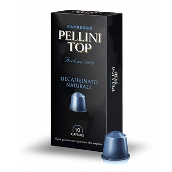 Pellini Nespresso съвместими кафе капсули Pellini Top Arabica без кофеин 100%, 10 х 5 г (001121)