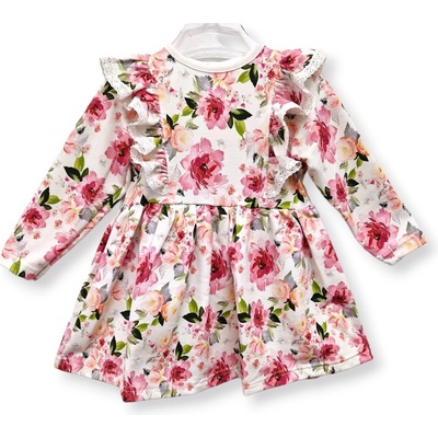 Le Bebe Šaty s volánky dlouhý rukáv Azalky – Zboží Dáma