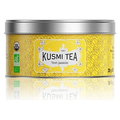 Kusmi Tea Green Jasmine sypaný bio čaj v plechovke 20 g