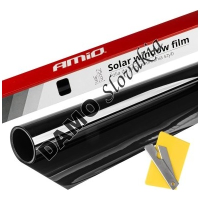 AMIO fólia na okná Dark Black 0,75x3m 15%