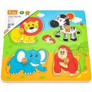 Vigan Wooden Puzzle Animals ZOO Surprise Surprise Viga Toys