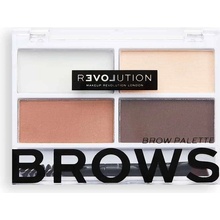 Revolution Relove Colour Cult paleta pre líčenie obočia Medium 3,2 g