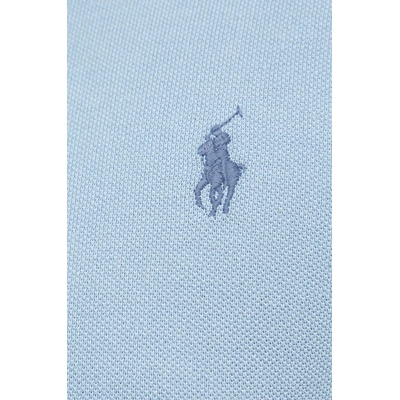 Ralph Lauren Памучна тениска с яка Polo Ralph Lauren в синьо с изчистен дизайн 710536856 (710536856)