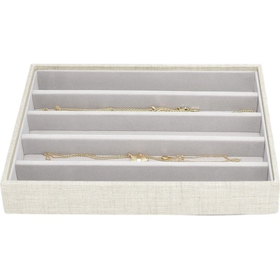 Stackers Ковчеже за бижута Stackers петкамерна ленено cлassic светлобежово (76385)