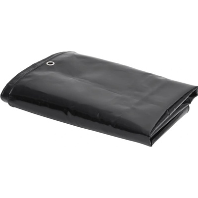 Petrashop Plachta 650 g/m² 3,5 x 5 m Černý 151363