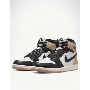 Nike Air Jordan 1 High Shoes White/Latte