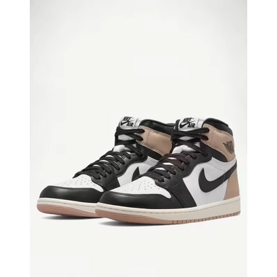 Nike Air Jordan 1 High Shoes White/Latte
