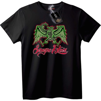 NOONEBRAND Тениска Ацтекски Орел - XS, Black