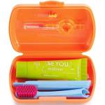 CURAPROX Be You Комплект за път със сгъваема четка 5460, оранжев