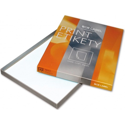 SK Label univerzální etikety bílé, 64 x 21 mm, 3 900 ks