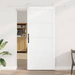 vidaXL Преплъзваща се врата ORKDAL 93 x 211 cm Инженерна дървесина (3450293)