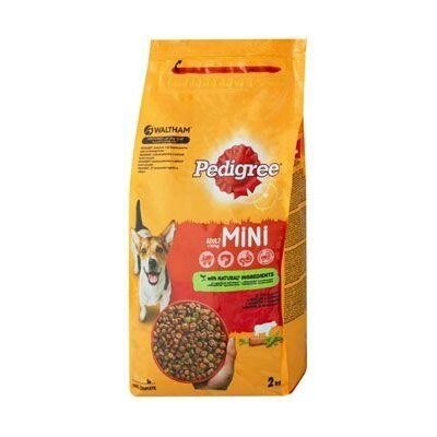 Pedigree Adult Small hovädzie so zeleninou 2 kg