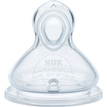 Nuk First Choice + Flow Control биберон за шише 6-18 m 2 бр
