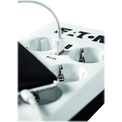 Eaton ProtectionBox 8, 8xDIN контакт с защита от пренапрежение + 2xUSB + RJ45 PB8TUD (PB8TUD)