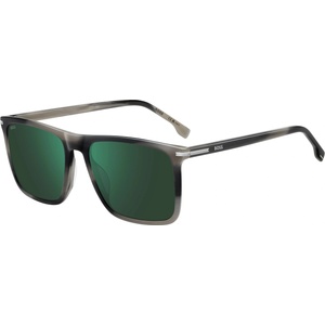 HUGO BOSS Слънчеви очила Boss Men's Round Sunglasses - Grey Horn Слънчеви очила